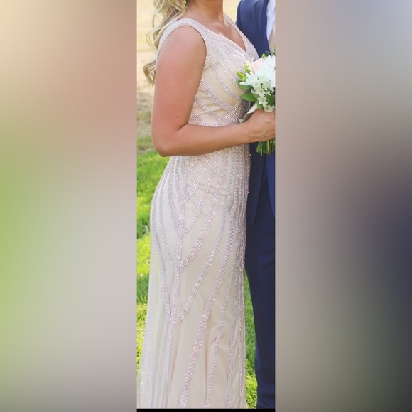 Gold Sherri Hill Prom/Ball Gown Dress - Size 6 - Picture 4 of 7